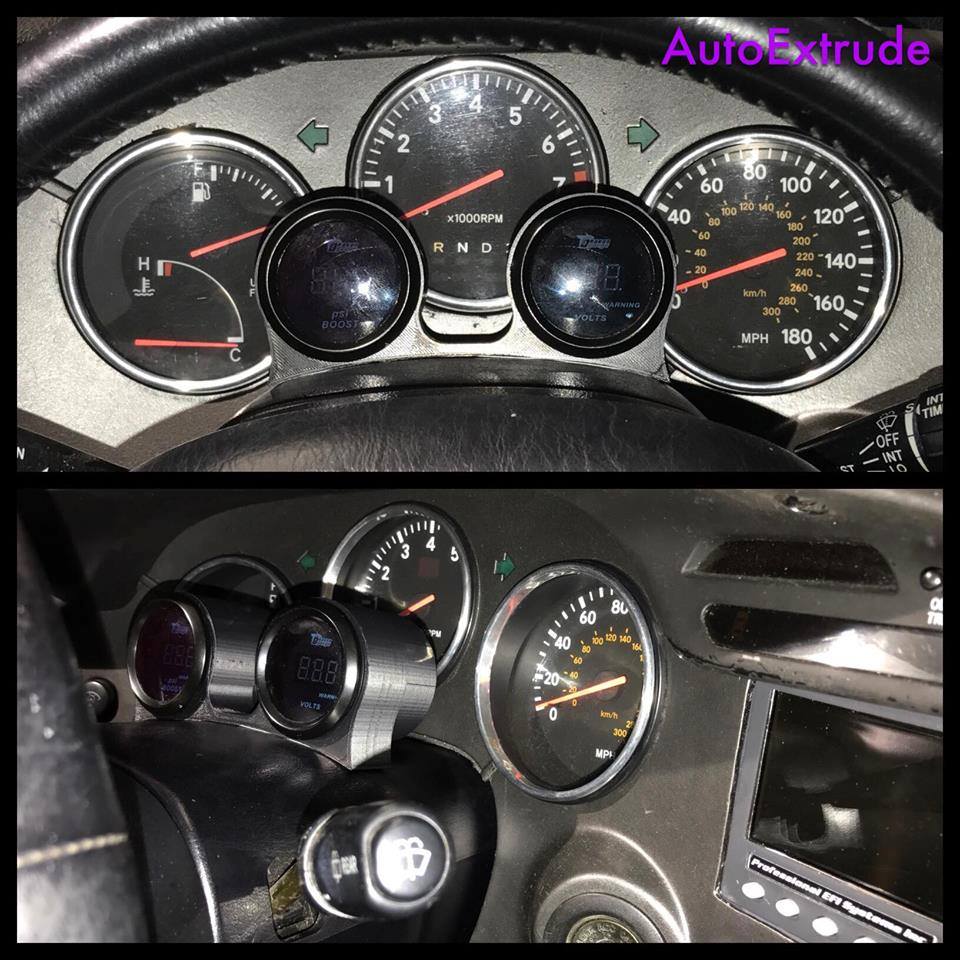 MKIV Supra - Steering Wheel Gauge Pod