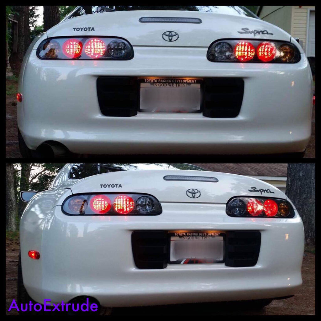 MKIV Supra - TRD Style Rear Bumper Garnish/Pods