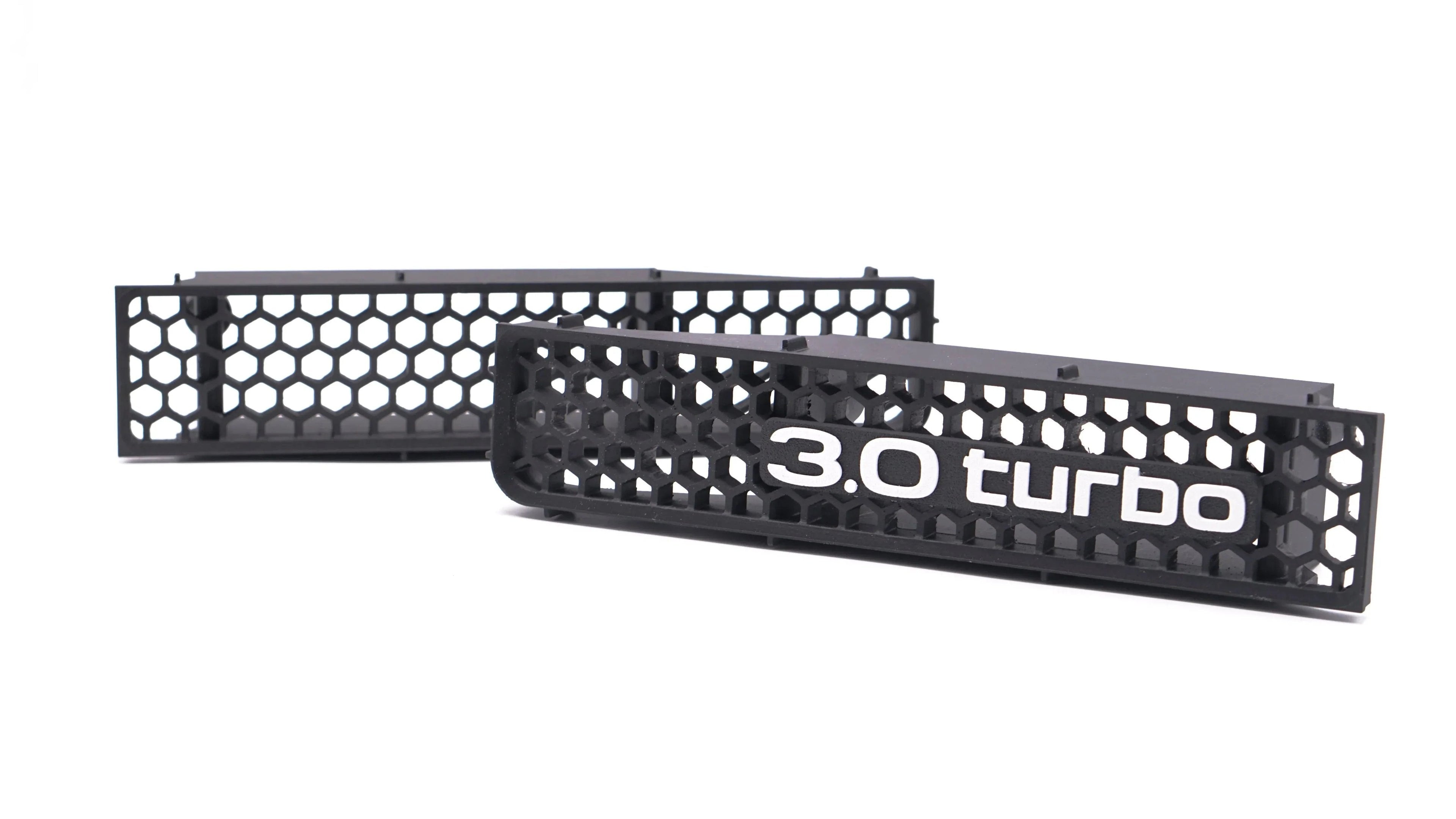 MK3 Supra - Front Bumper Grills (Modern Hexagon - 1989+)