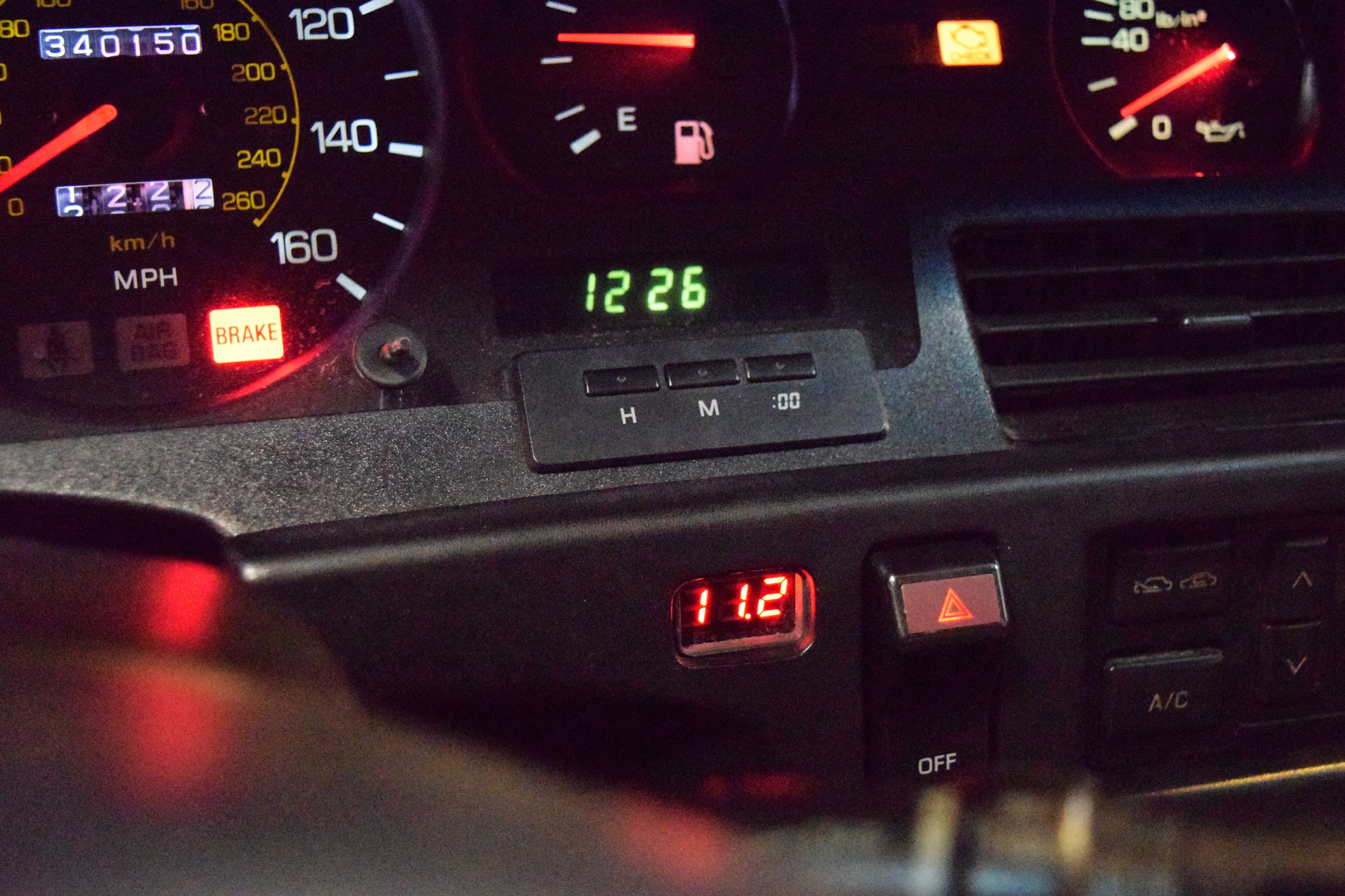 MK3 Supra - Stealth Volt Meter (89-92)