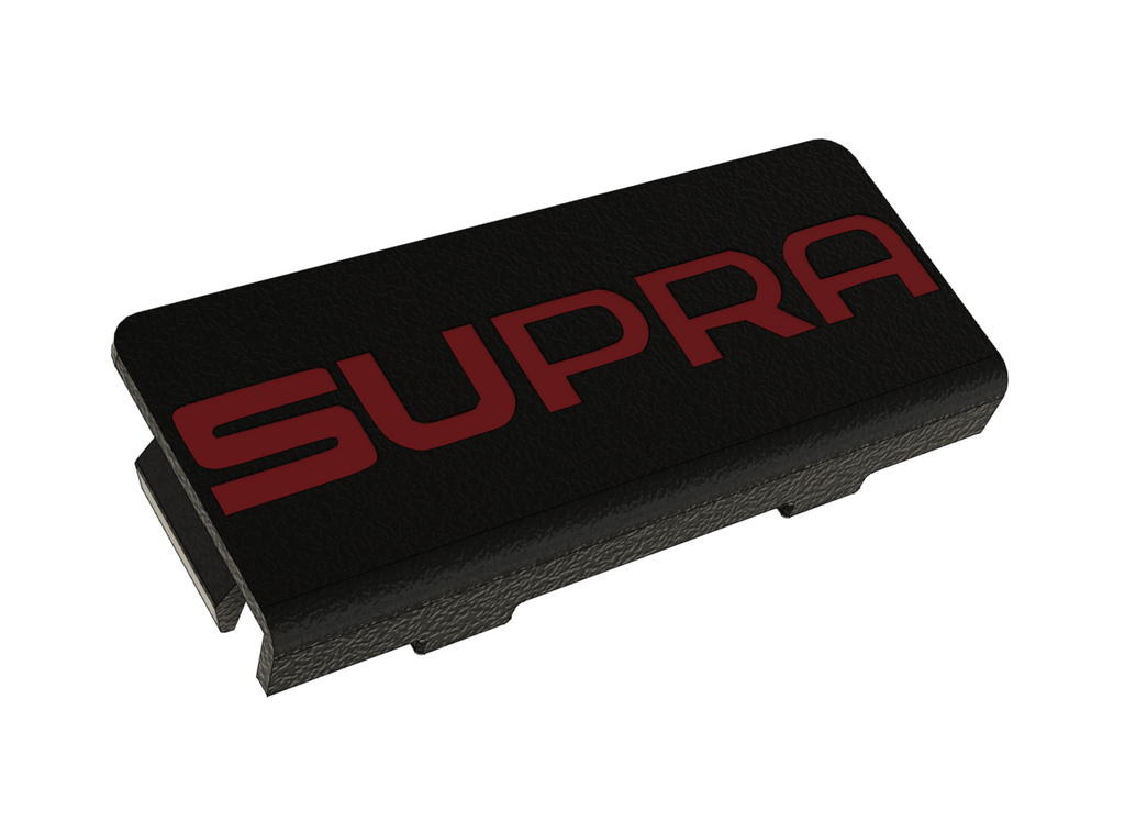 MK3 Supra - TEMS Plate Delete   "SUPRA" Logo