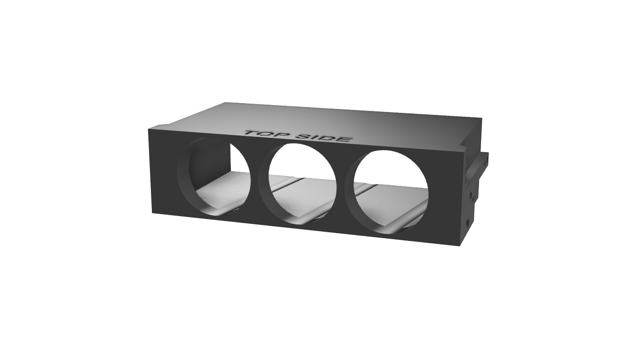 MK3 Supra - Single Din Triple Gauge Pod (45mm)